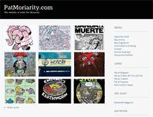 Tablet Screenshot of patmoriarity.com